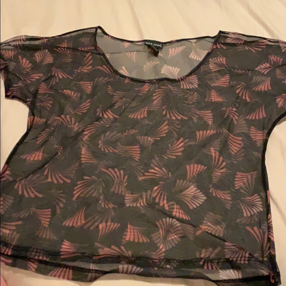 Wet Seal mesh top